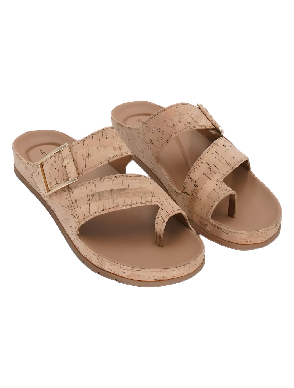 Baretraps Womens Welda Natural Cork Slide Sandals Size 11M